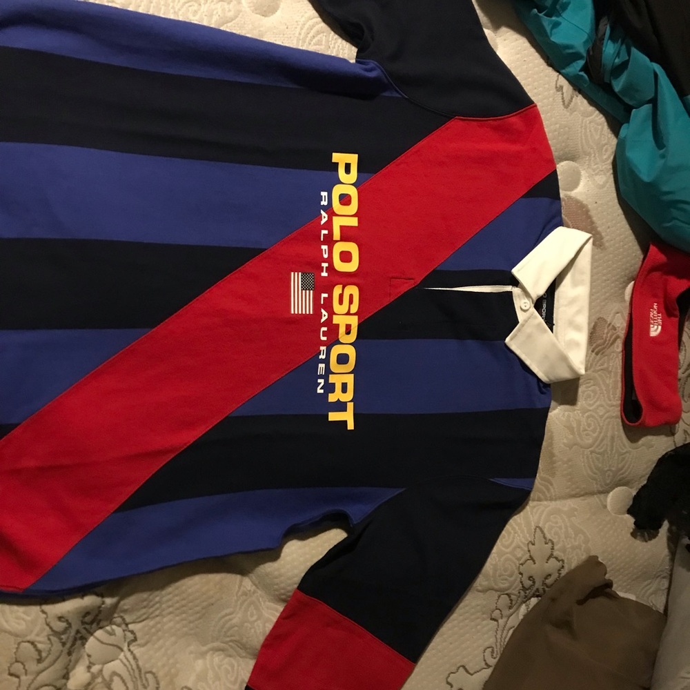 Polo Long sleeve shirt 👕 is great for q date or a Interview